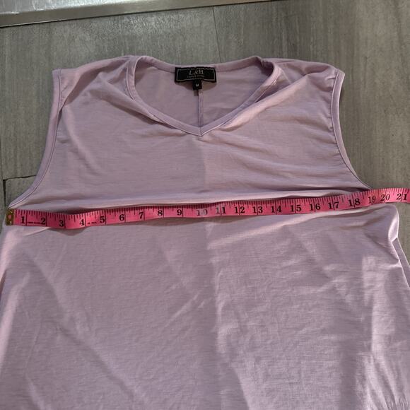 Lucky And Blessed Light Lilac Hi Low Tank Medium - Picture 4 of 5